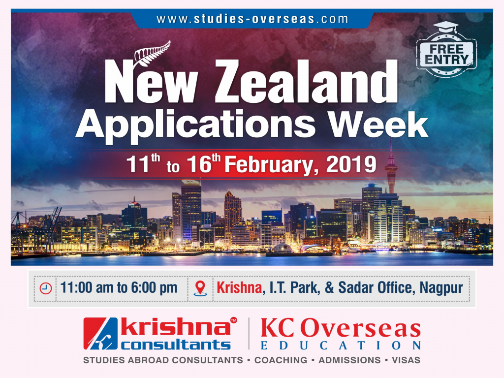 New Zealand Applications Week- 11th to 16th February 2019