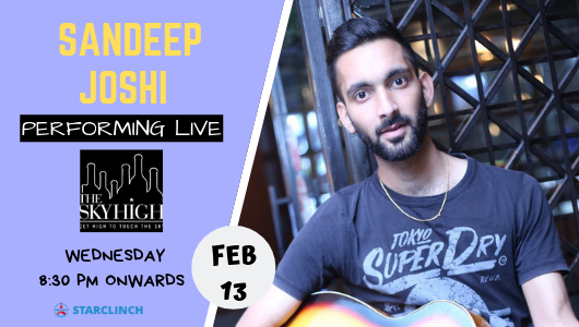Sandeep Joshi - Performing LIVE at The Sky High, Ansal Plaza