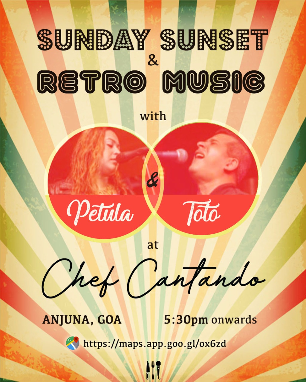 Sunday Sunset with Retro Music