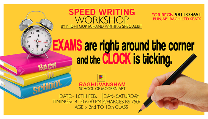 Speed Writing Workshop