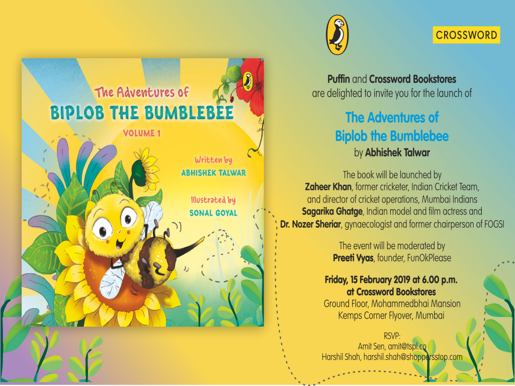 Book launch - The Adventures of Biplob The Bumblebee
