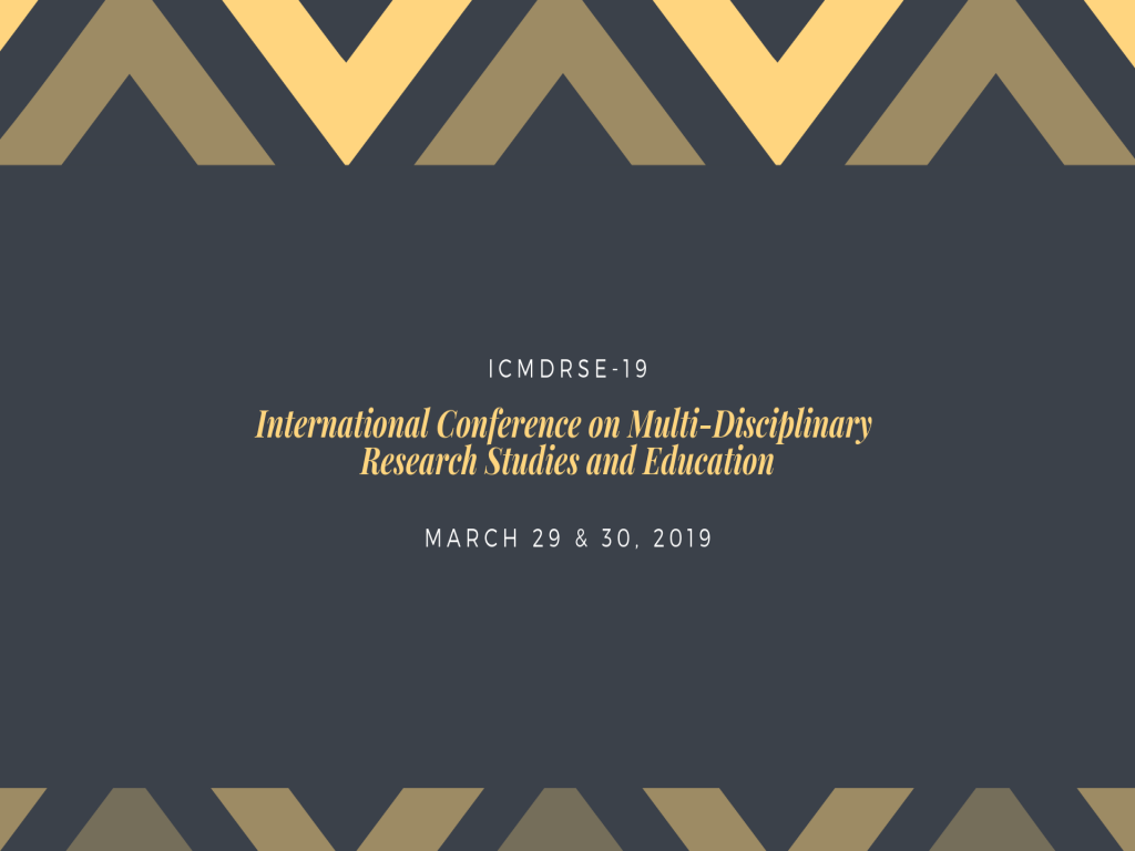 International Conference on Multi-Disciplinary Research Studies and Education