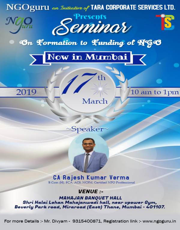 NGOguru Seminar on Formation to Funding of NGO