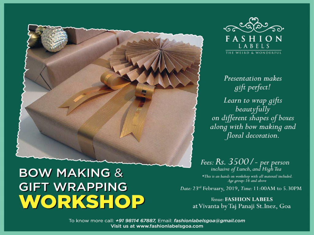 Bow Making & Gift Wrapping Workshop