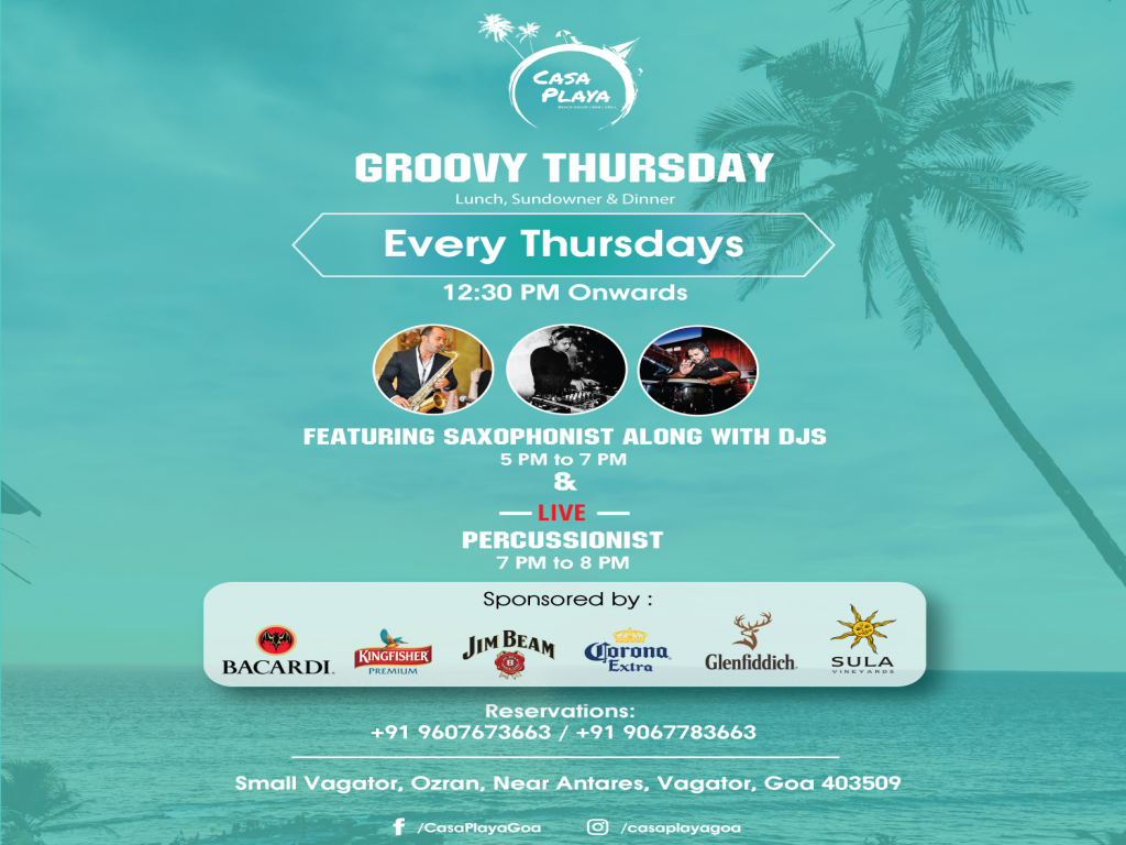 Groovy Thursdays 7th March 2019