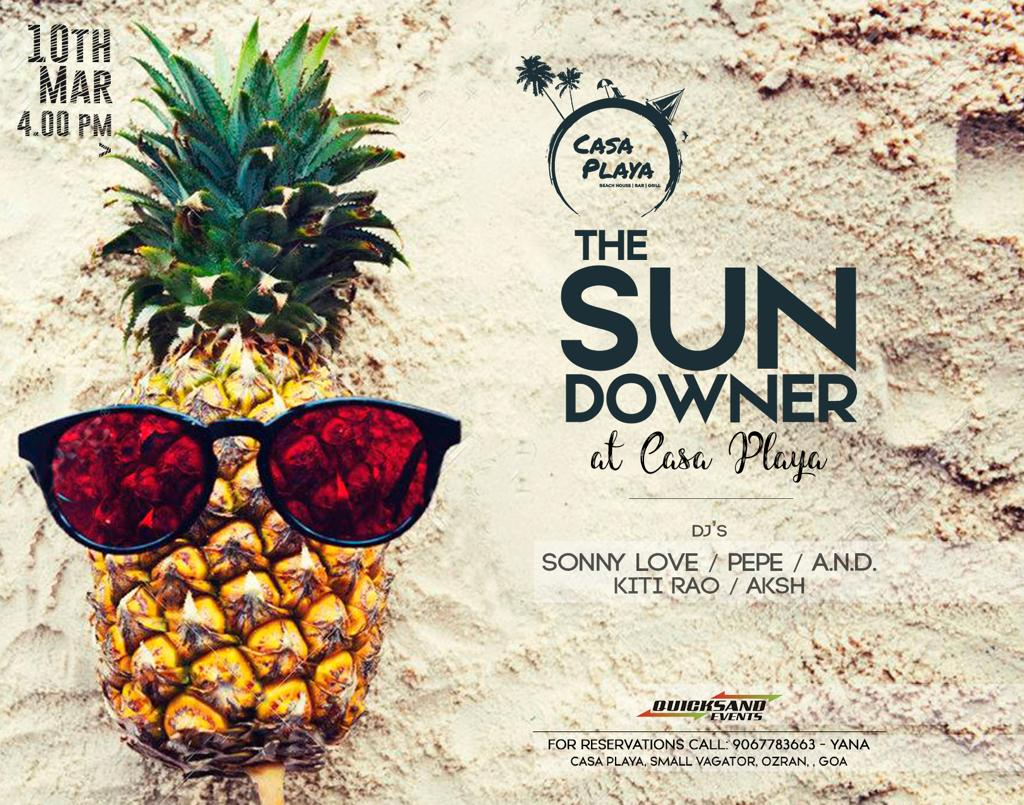 The Sundowner at Casa Playa 10th March 2019
