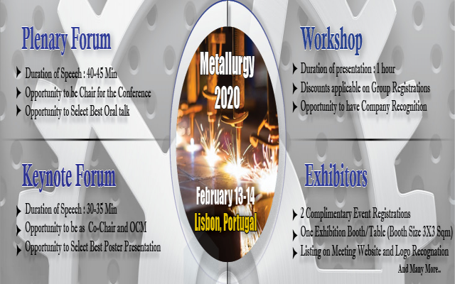 2nd World Congress on Mechanical, Metallurgy and Materials Science-2020