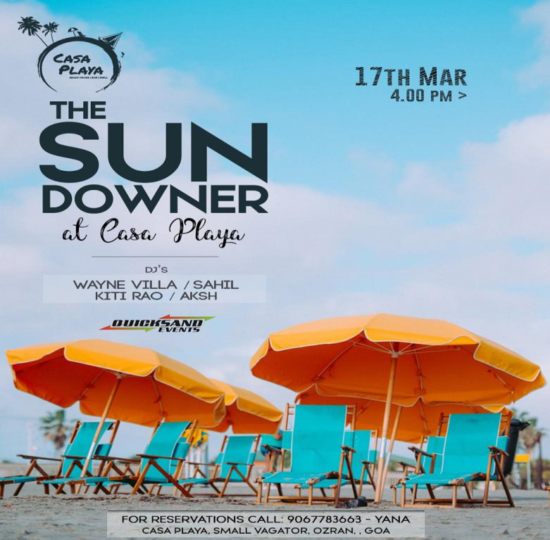 The Sundowner at Casa Playa 17th March 2019