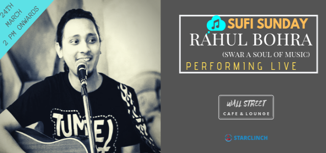 Rahul Bohra(Swar) - Performing LIVE At Cafe Wall Street