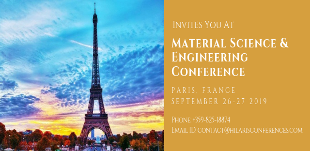 Material Science & Engineering Conference 2019