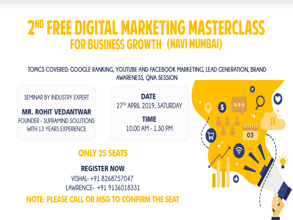 2nd Free Digital Marketing Masterclass for Business Growth