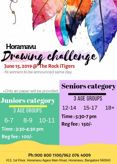Horamavu Arts contest June 15,2019