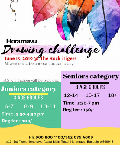 Horamavu Arts contest June 15,2019