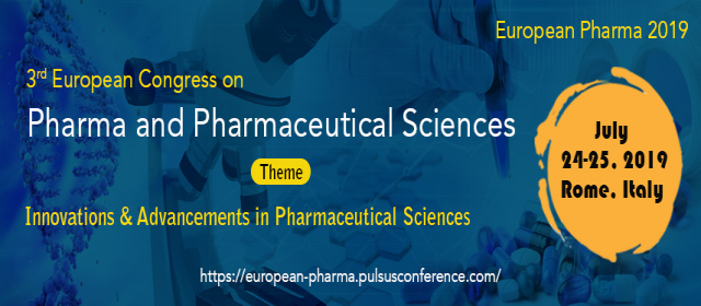 3rd European Congress on Pharma and Pharmaceutical Sciences