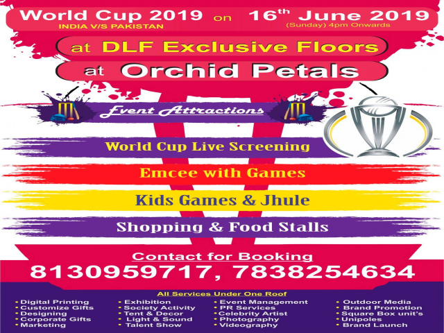 Lifestyle Exhibition with IND vs PAK World Cup Match