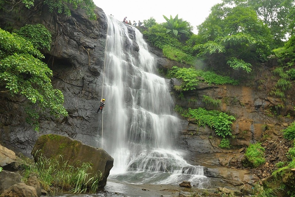 Waterfall Rappelling @ Bekare Waterfall