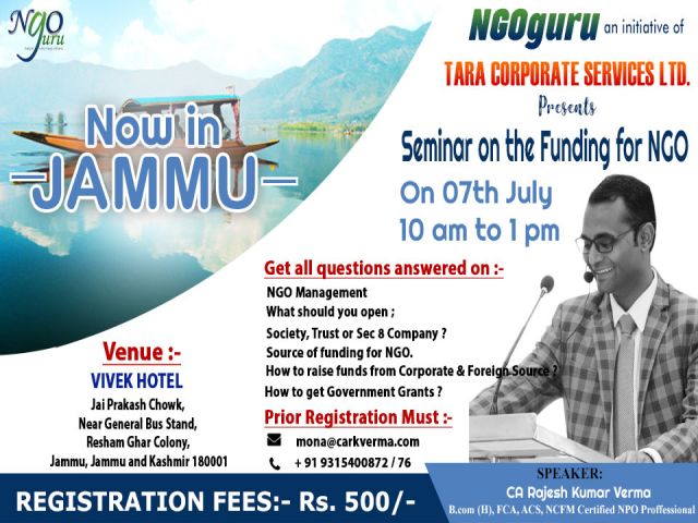 Ngoguru Seminar on Funding for NGO