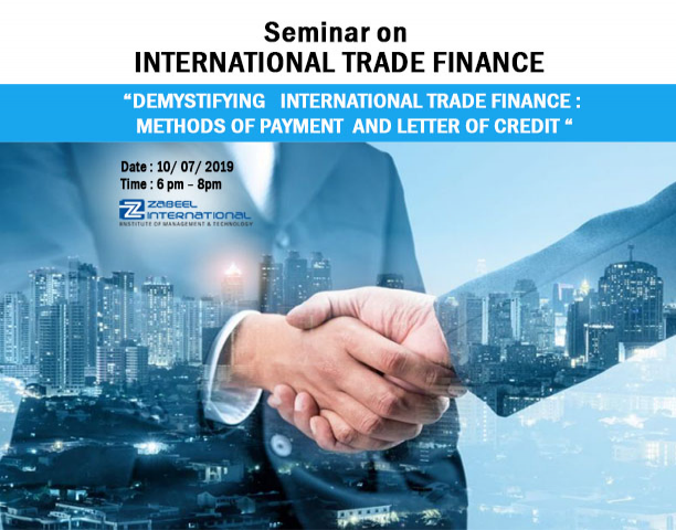 Free seminar on International Trade Finance