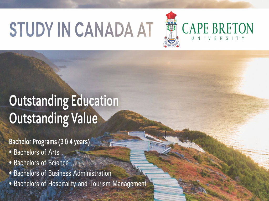 Study in Canada at Cape Breton University Application Day