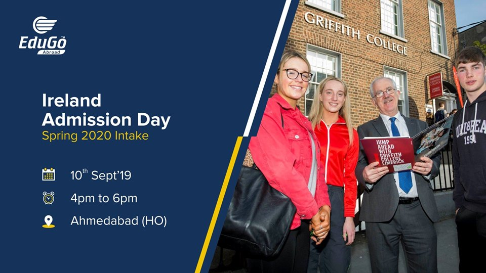 Ireland Admission Day - Spring 2020 Intake