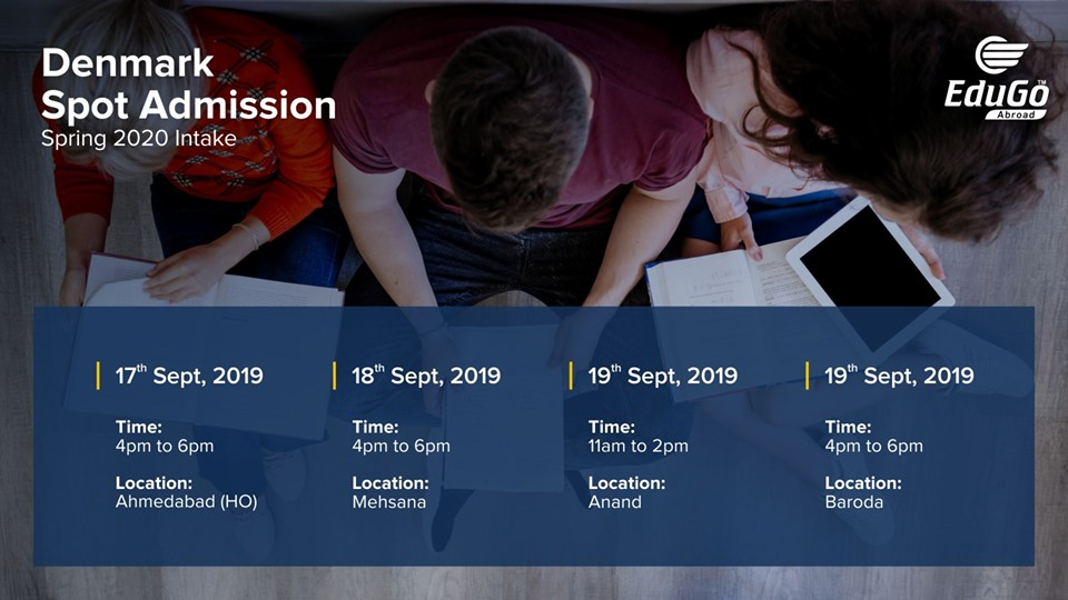 Denmark Spot Admission - Spring 2020 Intake