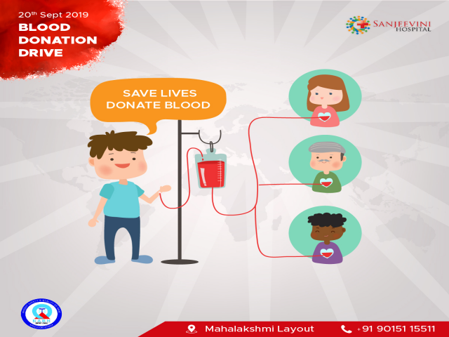 Sanjeevini Hospital Blood Donation Drive