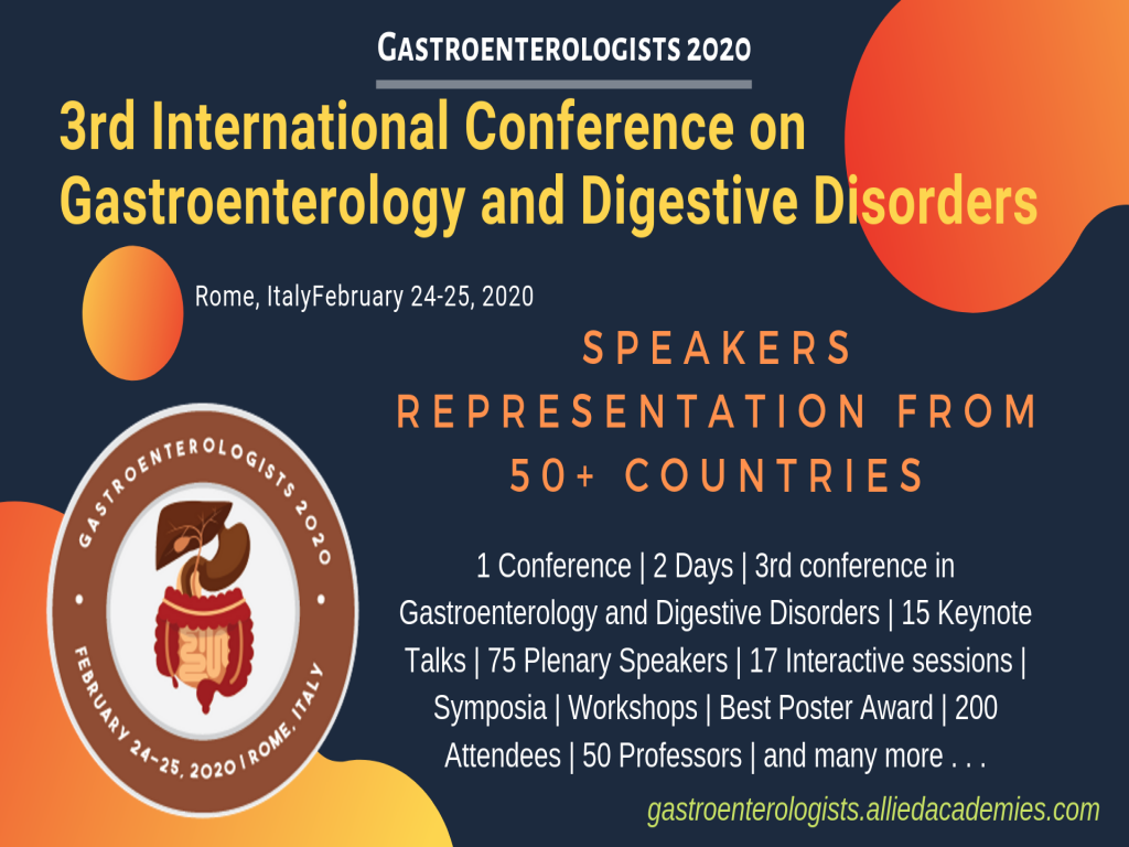 3rd International Conference on Gastroenterology and Digestive Disorders