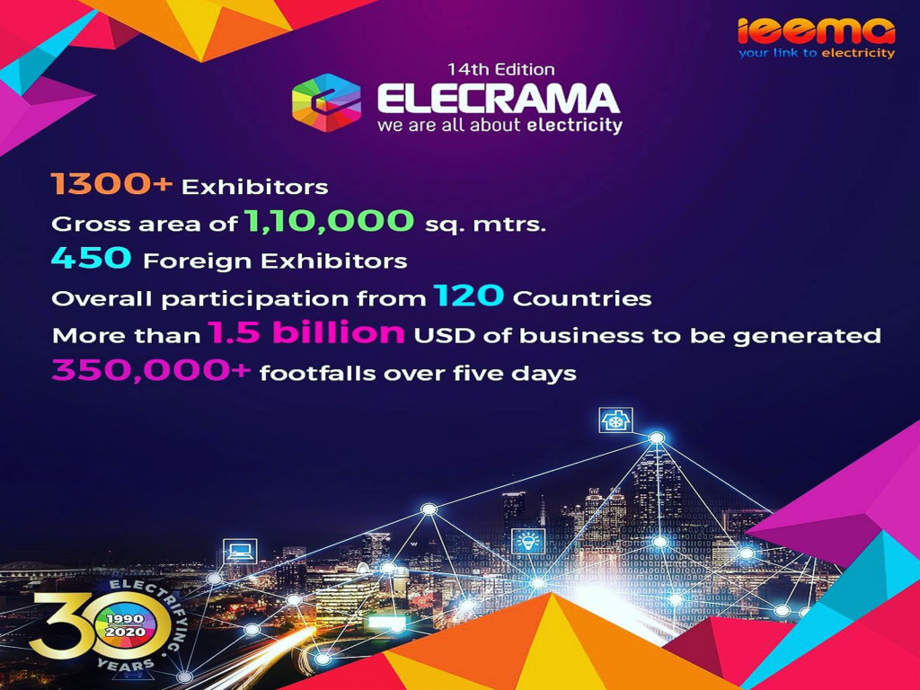 Elecrama 2020 - Worlds Biggest Electricity Exhibition