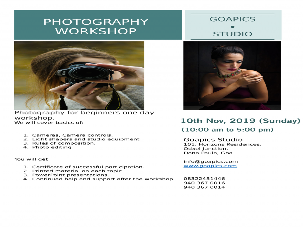 Goa Pics Studio - Photography Workshop
