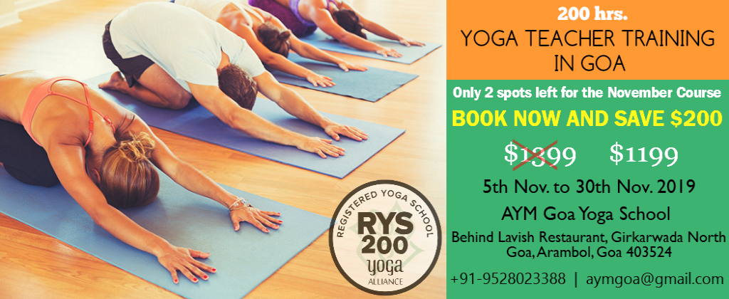 200 hour Yoga TTC in Goa - About course and activities