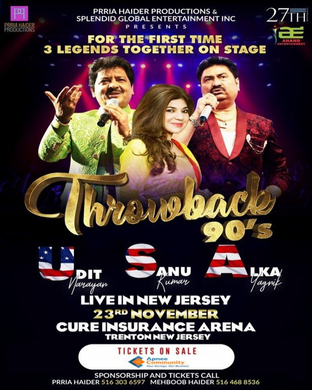 throwback 90s with udit narayan,alka yagnik and