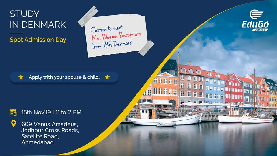 Study In Denmark - Spot Admission Day