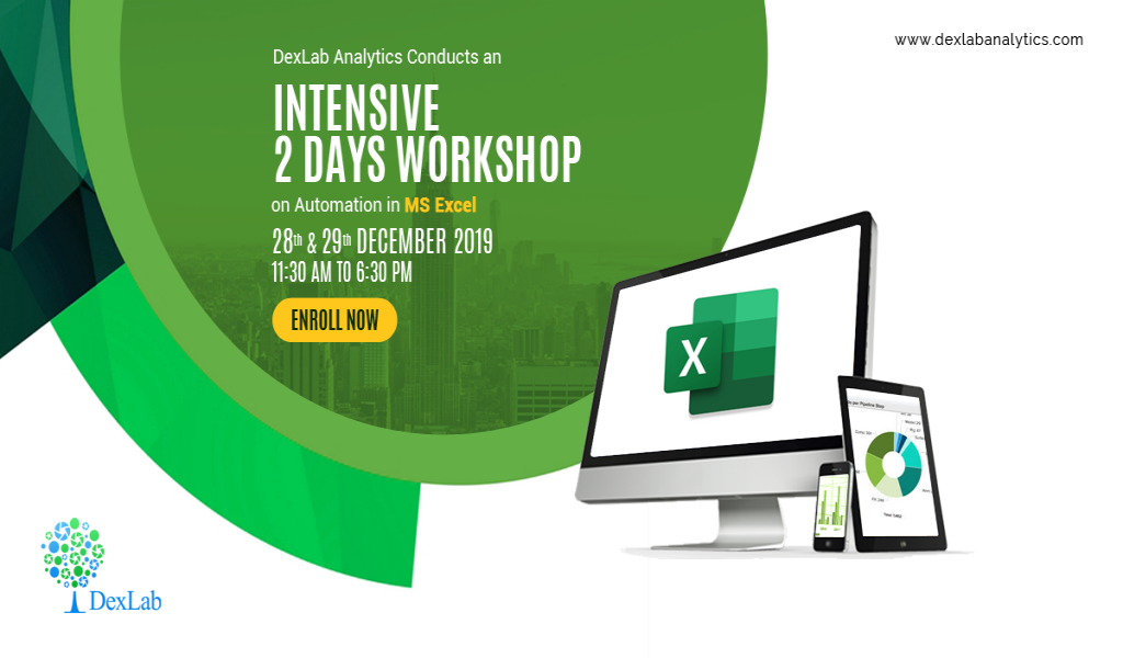 2 Days Workshop: Automation of Spreadsheets in MS Excel.