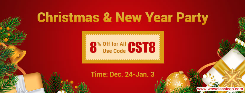 The Amazing Feast of Winter Veil Begins in WoW with Up to 8 off cheap wow class