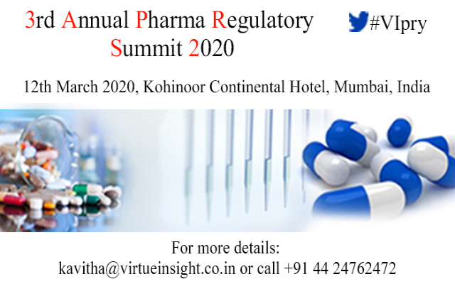 3rd Annual Pharma Regulatory Summit 2020