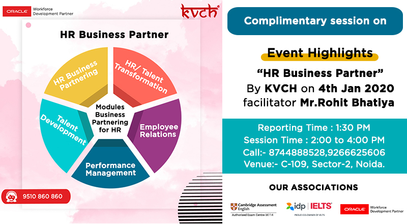 Get Complimentary Session on HR Business Partner by KVCH - Noida Event