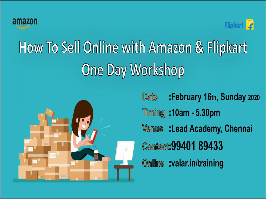 How to sell online Amazon & Flipkart and How to Publish eBooks Workshop