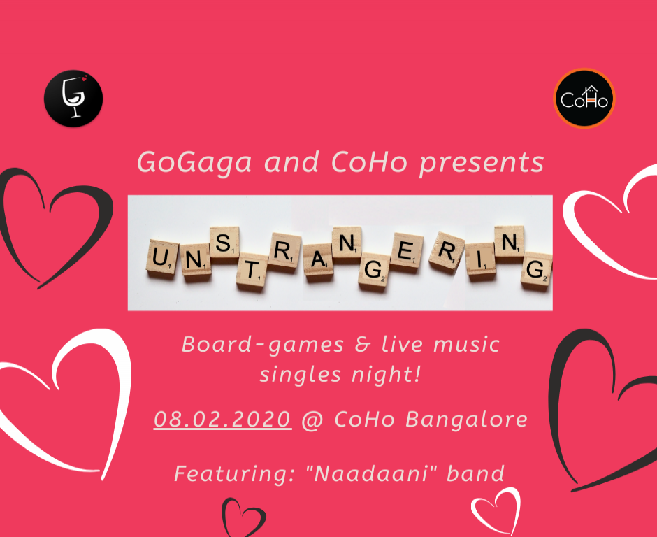 CoHo and GoGaga present: Un-stranger-ing board games and live music night