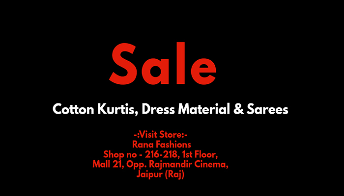 Sale By Rana Fashions Jaipur