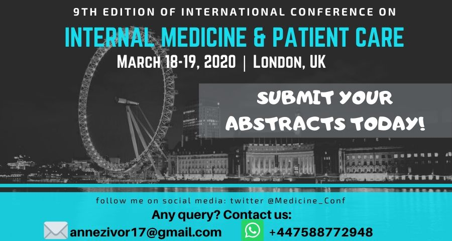 9th Edition of International Conference on Internal Medicine & Patient Care