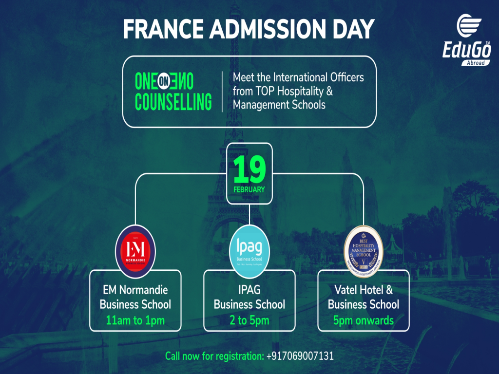 France Admission Day - One On One Counselling