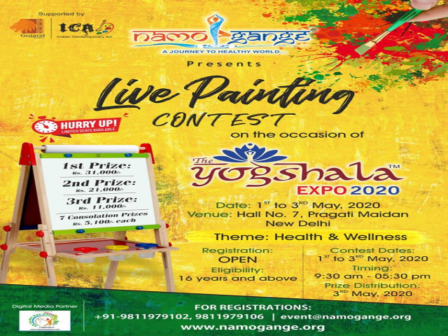 The Yogshala Expo Painting Event 2020.