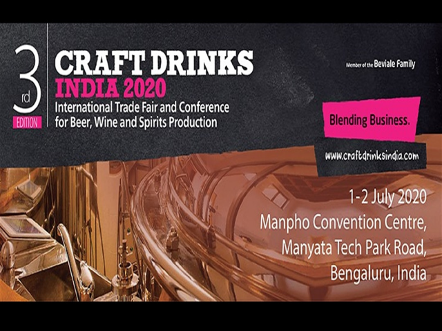 Craft Drinks India 2020 | India's Only AlcoBev Show | 1 -2 J