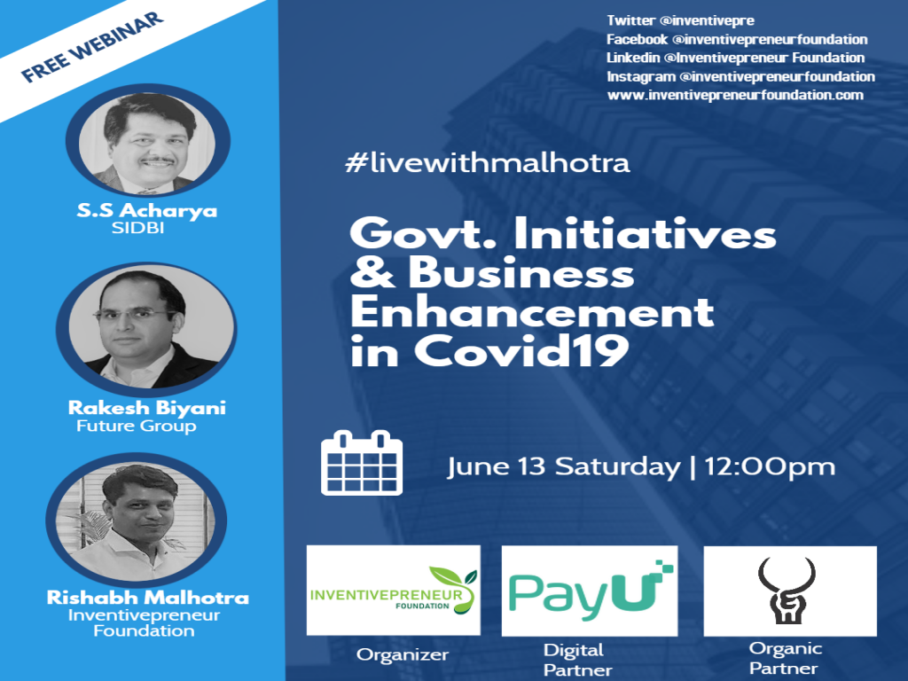 Webinar-Govt Support and Business Enhancement in Covid19