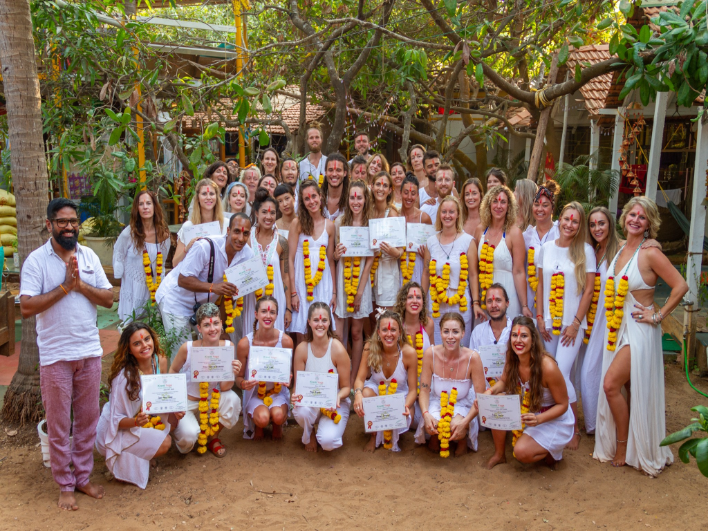 100 hour yoga teacher training course in Goa,  India