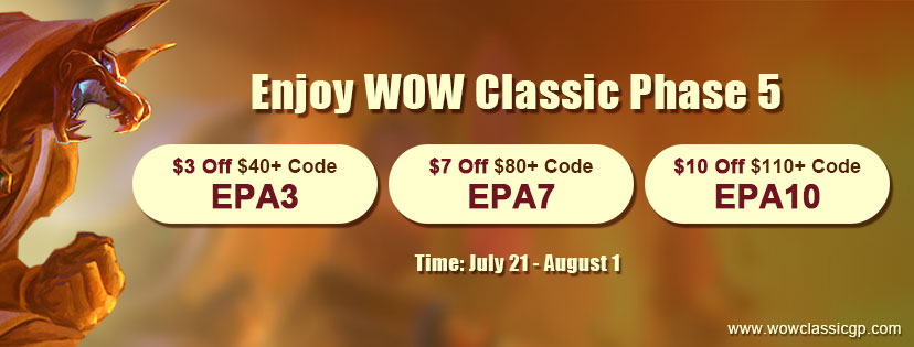 Time to Join WOW Classic AhnQiraj War with Up to 9 off cheap wow classic gold