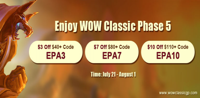 Time to Join WOW Classic AhnQiraj War with Up to 9 off cheap wow classic gold