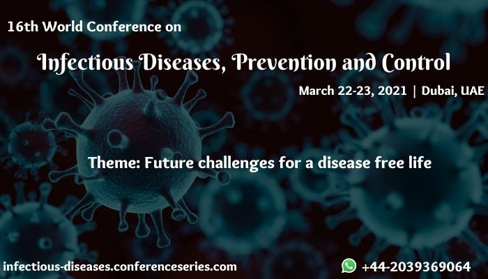 16th World Conference on Infectious Diseases, Prevention and Control