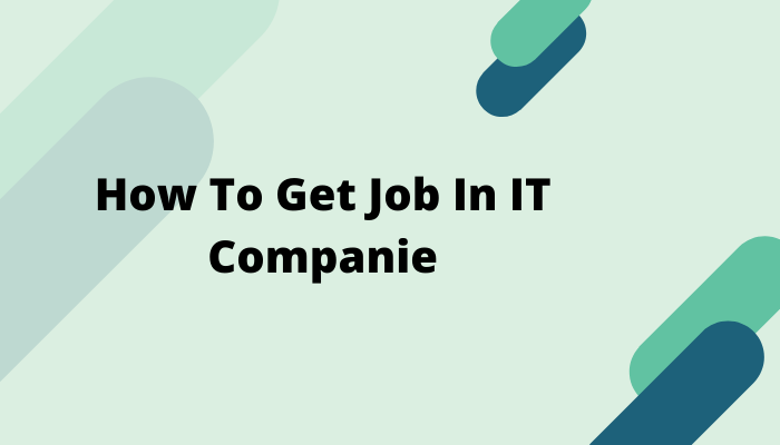 How to get job in Nashik