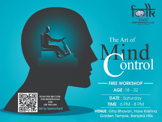 ART OF MIND CONTROL Free Workshop at ISKCON Hare Krishna Golden Templee